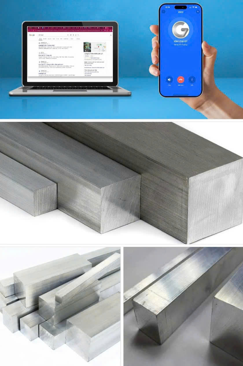 Nhôm Đặc Vuông Gia Công CNC