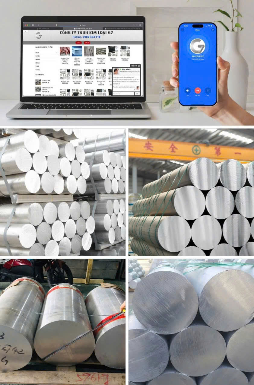 Nhôm Tròn Đặc Công Nghiệp